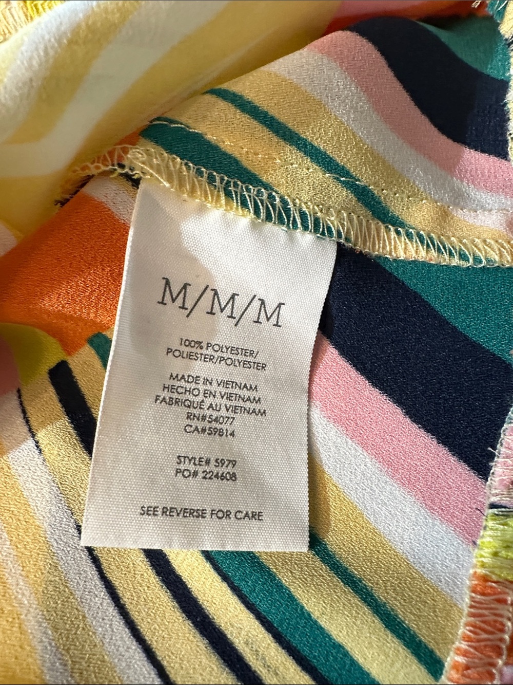 CAbi Ruffle-Hem Camisole. Sz M - Picture 5 of 6